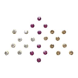 Comet Busters 24 Pcs Reusable Designer Bindis - Multicoloured image 2