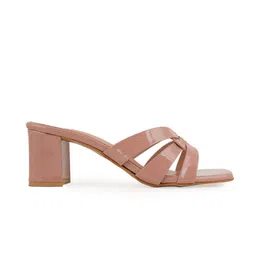 Mast & Harbour Embellished Block Mules with Laser Cuts image 2