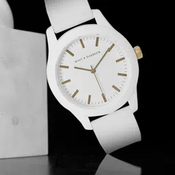 Mast & Harbour Unisex White Analogue Watch MFB-PN-SM-32-913 image 1