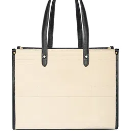 Womanix Textured Shopper Handheld Bag with Applique image 3