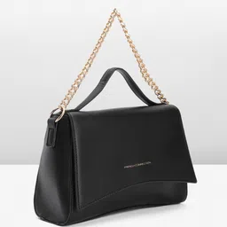 French Connection Solid Structured Handheld Bag image 5