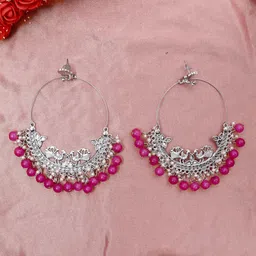Krelin Silver Plated Classic Chandbalis Earrings-image-30