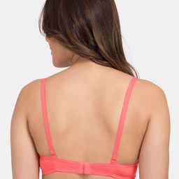 Tweens Peach-Coloured Solid Non-Wired Heavily Padded Everyday Bra TW-3PC-1570-CRL-30B image 4