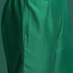 Sangria Ethnic Motifs Printed Regular Kurta with Trouser image 3