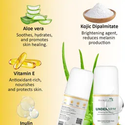 7 DAYS Set of 3 Underarm Whitening Deo Roll Ons with Inulin - 40 ml Each image 5