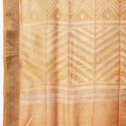 Taavi Geometric Printed Chanderi Dupatta with Zari image 3