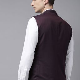Van Heusen Men Woven Design Reversible Nehru Jacket image 2