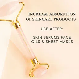 RAS LUXURY OILS Rose Quartz Face Roller - Pink image 4