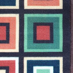Status Blue & Green Printed Rectangular Taba Floor Runner image 3