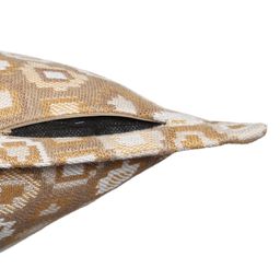 MASPAR Beige Single Patterned 18" x 18" Square Cushion Cover image 5
