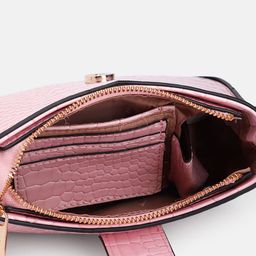 Allen Solly Animal Textured Structured Mini Shoulder Bag image 5