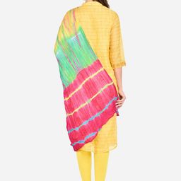 Dupatta Bazaar Multicoloured Leheriya Dupatta image 4