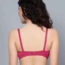 JJAAGG T Black & Maroon Bra Medium Coverage Lightly Padded image 3