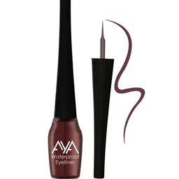 AYA Set of 2 Brown & Golden Waterproof Liquid Eyeliner - 5ml Each image 2