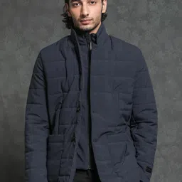 RARE RABBIT Men Alta Puffer Longline Quilted Jacket-31