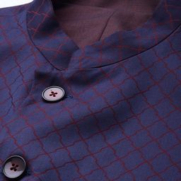 Van Heusen Men Woven Design Reversible Nehru Jacket image 3