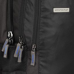 Aristocrat Unisex Black Self-Design Backpack image 2