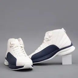 Big Fox Men Cream-Coloured Colourblocked Sneakers-picture-14