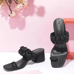 CORSICA Women Block Sandals with Braided Strap-56