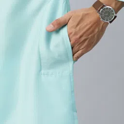 Manthan Men Solid Regular Kurta with Churidar image 4
