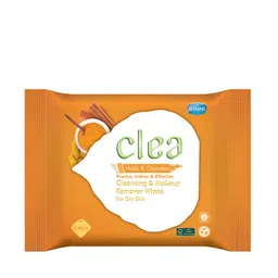 Clea Set of 5 Haldi & Chandan Cleansing & Makeup Remover Wet Wipes - 8 Pulls each image 4
