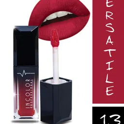 INCOLOR Red Professional Matte Mini Lip Gloss Versatile 13- 8 ml image 1