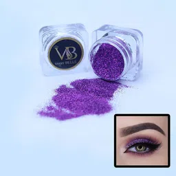 Veoni BELLE Holographic Set Of 2 HD Glitter Eyeshadow-5g Each-Copper 13-
Violet Purple 10 image 5