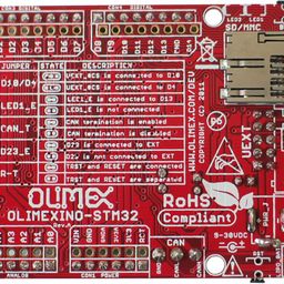 Olimex OLIMEXINO-STM32 ARDUINO/MAPLE like Board with STM32F103RBT60 image 2