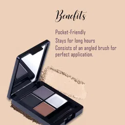 GLAM21 4 In 1 Smudgeproof Eyebrow Palette 9g - Shade 02 image 3