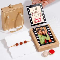 Cherished Moments Personalized Rakhi Combo-image-5