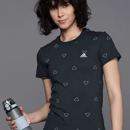 ADIDAS Essentials Monogram Pure Cotton Slim Fit T-shirt-image-13