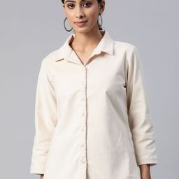 Ayaany Women Solid Regular Fit Casual Shirt-image-106