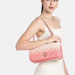 Allen Solly Colourblocked Structured Quilted Shoulder Bag-image-52