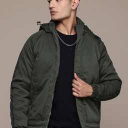 Roadster Raglan Sleeves Padded Jacket With A Hood-picture-17