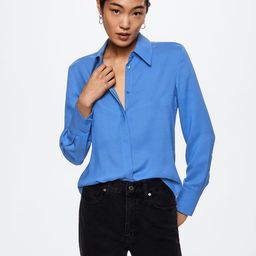 MANGO Women Solid Flowy Casual Shirt-picture-58