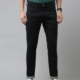BEAT LONDON by PEPE JEANS Men Black Solid Slim Fit Stretchable Jeans-image-44
