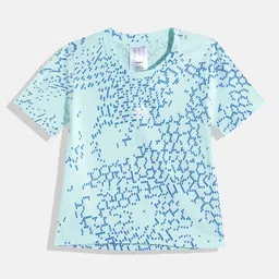 ADIDAS Girls Pure Cotton Geometric Printed AOP T-shirt-image-34