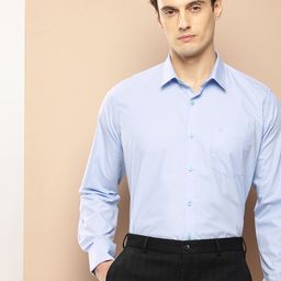 INVICTUS Vertical Stripes Pure Cotton Formal Shirt-image-55