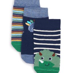 mothercare Boys Pack of 3 Ankle Length Socks-image-82