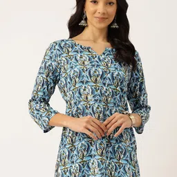 FERANOID Printed Pure Cotton Kurti-picture-38
