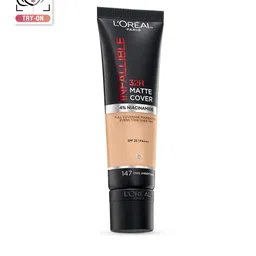 LOreal Paris Infallible 32H Matte Cover Liquid Foundation 30ml - Cool Undertone 147-21