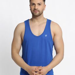 Friskers Scoop Neck Pure Cotton Gym Innerwear Vests-image-71