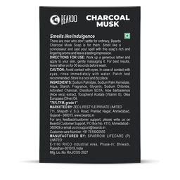 BEARDO Men Set of 3 Charcoal Musk Soap - 75g each image 5