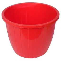 Kuber Industries Set of 6 Red Textured Planters image 2