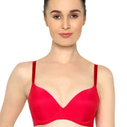 Triumph Red Padded Under Wired Push-Up Maximizer Bra-picture-23