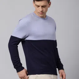 Dennis Lingo Multi Regular Fit Colour Block Sweatshirts image 4