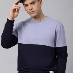 Dennis Lingo Multi Regular Fit Colour Block Sweatshirts image 1