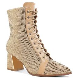 London Rag Women's Beige Derby Boots-image-96