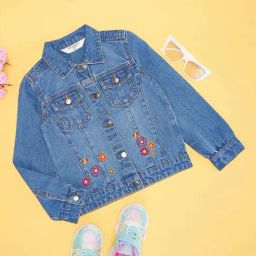 Pantaloons Junior Girls Medium Blue Cotton Printed Full Sleeves Casual Tops & Tees-image-38
