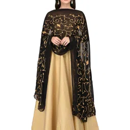 Dupatta Bazaar Black Dupatta image 4